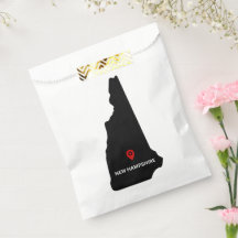 Eenvoudige elegante staat van New Hampshire bruilo