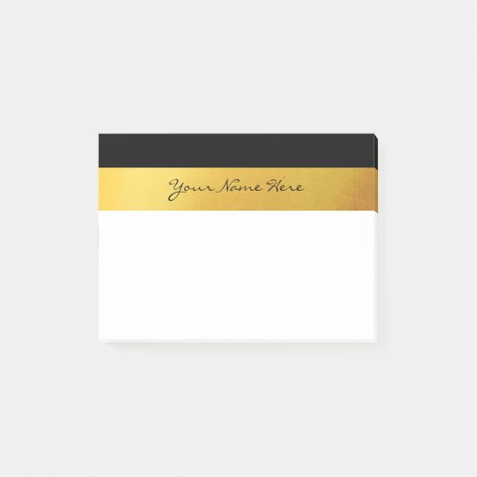 Eenvoudige elegante, stijlvolle, witte strepen en post-it® notes (Voorkant)