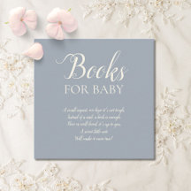 Eenvoudige Elegante Stofblauwe Boeken voor Baby