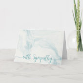 Eenvoudige Elegante Sympathie Condoleance Kaart (Voorkant)