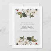 Eenvoudige Elegante Tekst en Foto | Bewaar de datu Kaart (Achterkant)