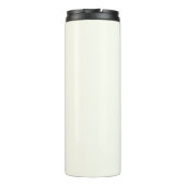 Eenvoudige elegante  tekst | Goud van wit Thermosbeker (Achterkant)