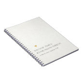 EENVOUDIGE ELEGANTE TEKST VOOR witte TYPOGRAFIE, A Notitieboek (Rechterzijde)