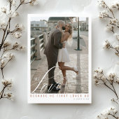 Eenvoudige Elegante Terracotta Foto Christelijke b Save The Date