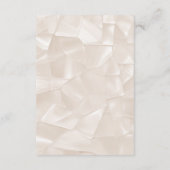 Eenvoudige Elegante Terracotta Neutrale Trouwdetai Informatiekaartje (Achterkant)