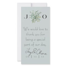 Eenvoudige elegante trouw cocktail servetten