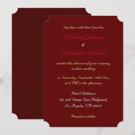 Eenvoudige Elegante Trouwkaart Ticket Kaart