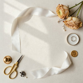 Eenvoudige Elegante Trouwkleur Satijnen Lint