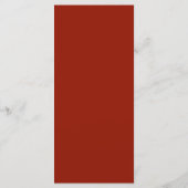 Eenvoudige Elegante Trouwmenu Zwart en Wit Menu (Achterkant)