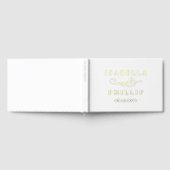 Eenvoudige elegante trouwnamen gastenboek (Volledig)