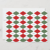 Eenvoudige Elegante Typografie Kerstmis Paar 3 Fot Feestdagenkaart (Achterkant)