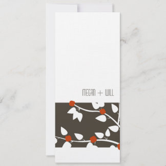 Eenvoudige elegante uitnodiging