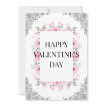 Eenvoudige Elegante Valentijnsdag Kaart | Minimaal