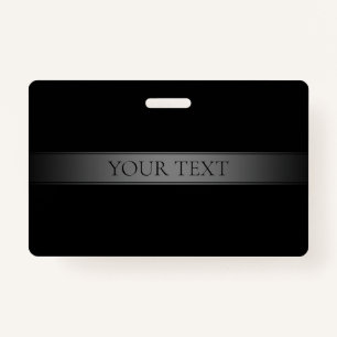 Eenvoudige elegante verloopstreep bewerkbare kleur badge