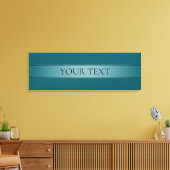 Eenvoudige elegante verloopstreep bewerkbare kleur canvas afdruk (Insitu (Woonkamer))