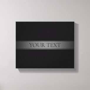 Eenvoudige elegante verloopstreep bewerkbare kleur canvas afdruk