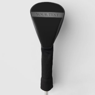 Eenvoudige elegante verloopstreep bewerkbare kleur golfheadcover