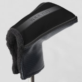 Eenvoudige elegante verloopstreep bewerkbare kleur golfheadcover (3/4 voorkant)