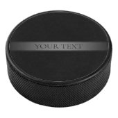 Eenvoudige elegante verloopstreep bewerkbare kleur hockey puck (3/4)
