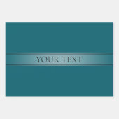 Eenvoudige elegante verloopstreep bewerkbare kleur inpakpapier vel (Voorkant 3)