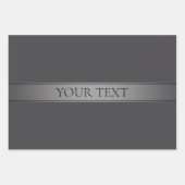 Eenvoudige elegante verloopstreep bewerkbare kleur inpakpapier vel (Voorkant)