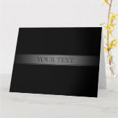 Eenvoudige elegante verloopstreep bewerkbare kleur kaart (Gele Bloem)