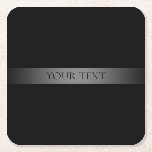 Eenvoudige elegante verloopstreep bewerkbare kleur kartonnen onderzetters (Voorkant)