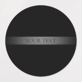 Eenvoudige elegante verloopstreep bewerkbare kleur labels (Design 2)