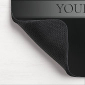 Eenvoudige elegante verloopstreep bewerkbare kleur muismat (Hoek)