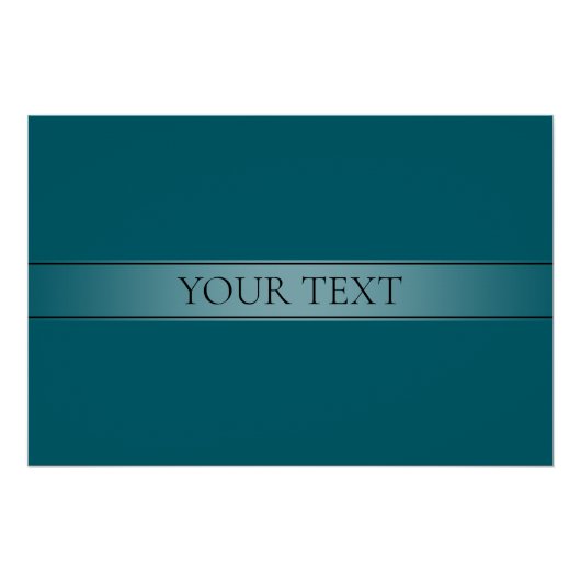 Eenvoudige elegante verloopstreep bewerkbare kleur perfect poster (Voorkant)