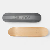 Eenvoudige elegante verloopstreep bewerkbare kleur persoonlijk skateboard (Horizontaal)
