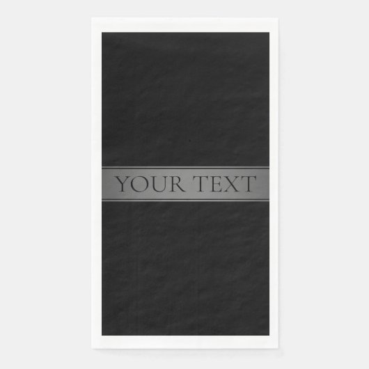 Eenvoudige elegante verloopstreep bewerkbare kleur servet (Voorkant)