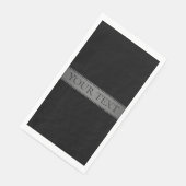 Eenvoudige elegante verloopstreep bewerkbare kleur servet (Hoek)