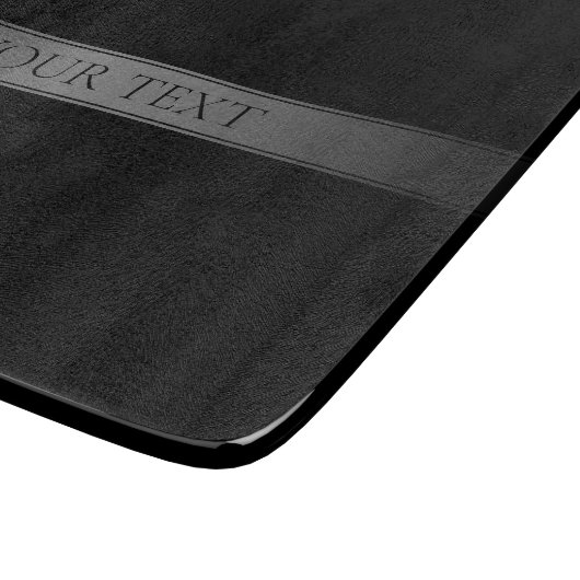 Eenvoudige elegante verloopstreep bewerkbare kleur snijplank (Hoek)