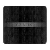 Eenvoudige elegante verloopstreep bewerkbare kleur snijplank (Voorkant)