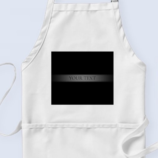 Eenvoudige elegante verloopstreep bewerkbare kleur standaard schort