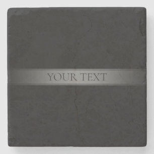 Eenvoudige elegante verloopstreep bewerkbare kleur stenen onderzetter