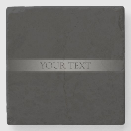 Eenvoudige elegante verloopstreep bewerkbare kleur stenen onderzetter (Voorkant)