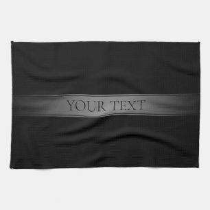 Eenvoudige elegante verloopstreep bewerkbare kleur theedoek