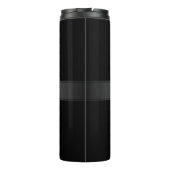 Eenvoudige elegante verloopstreep bewerkbare kleur thermosbeker (Achterkant)