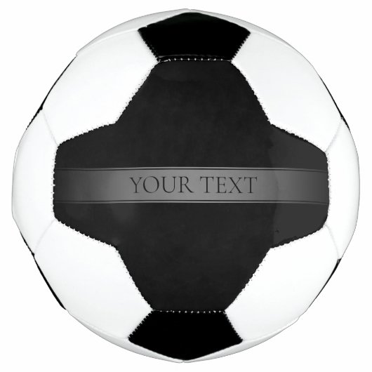 Eenvoudige elegante verloopstreep bewerkbare kleur voetbal (Voorkant)