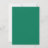 Eenvoudige, elegante verrassingsuitnodiging 100e v kaart (Achterkant)