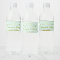 Eenvoudige elegante Vlaamse Mint Green & Gold Wedd