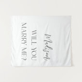 Eenvoudige elegante voorstelachtergrond wandkleed (Voorkant (horizontaal))