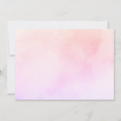 Eenvoudige Elegante Waterverf mijn bruidsmeisje Kaart (Achterkant)