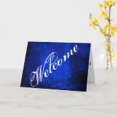 Eenvoudige elegante welkomstkaart kaart (Gele Bloem)