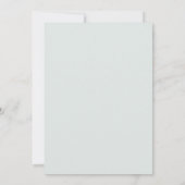Eenvoudige Elegante Wijzigingsdatum Aquarel Kaart (Achterkant)