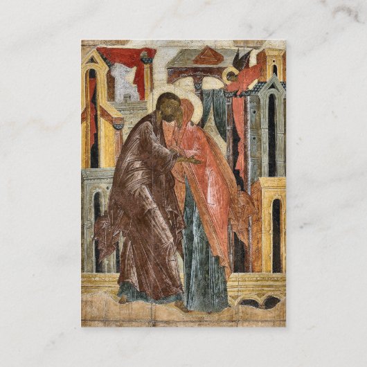 Eenvoudige Elegante Wildbloemen Bruiloft Gebed Kaa Plaatskaartje (Achterkant)