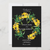 Eenvoudige Elegante Wildflower Kaart (Voorkant)