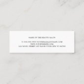Eenvoudige Elegante Wit Roos Schoonheid Loyalty (Achterkant)